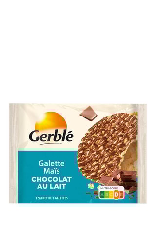 28 x Galettes de maïs au chocolat au lait - 31 g