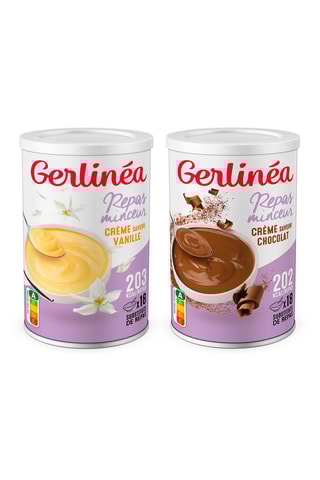 3 crèmes repas vanille et 3 crèmes repas chocolat 6 x 540 g