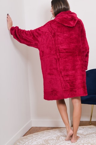 Sweat oversize polar de pijama Azalée - Bordô - Just for Victoria