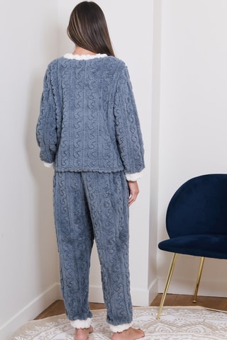 Pijama polar Loka - Cinzento