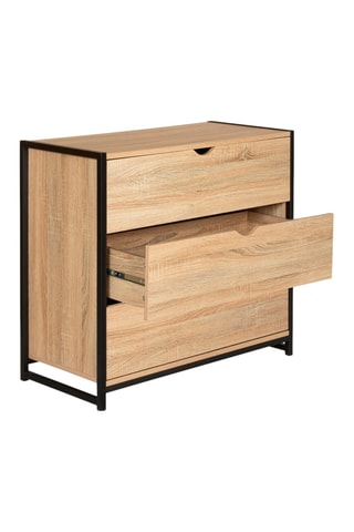 Cómoda de 3 cajones Manufacture - 82 x 40 x 75 cm
