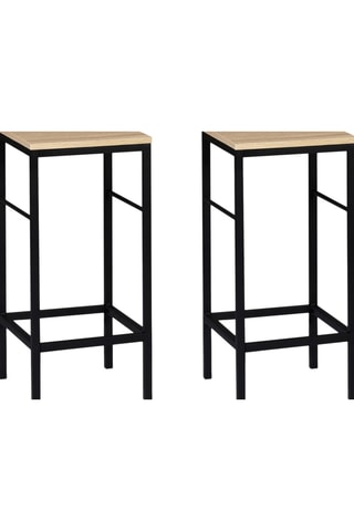 2 taburetes Memphis - 32 x 67 x 32 cm