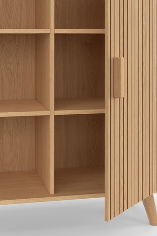 Aparador de 1 puerta Faustine - 81 x 70 x 30 cm