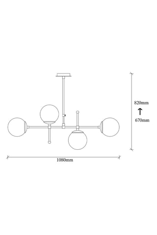 Hanglamp Mudoni - Goudkleurig
