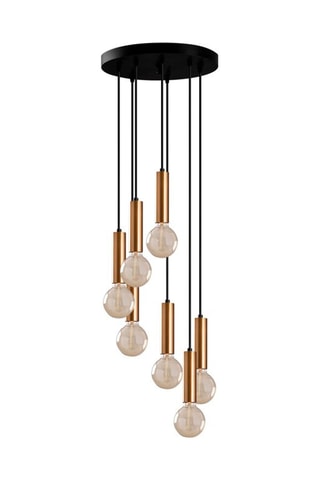 Suspension Tempo - Doré - 7 x 40 W