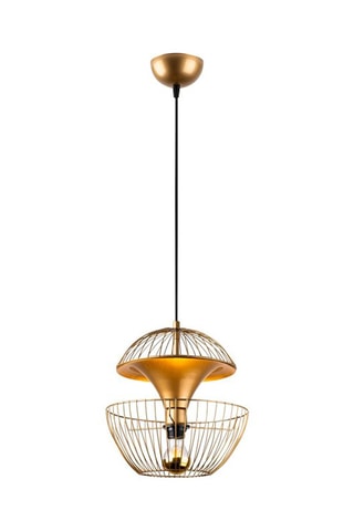 Hanglamp - Goudkleurig en Zwart - 40 W