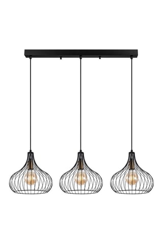 Hanglamp Teldamla - Zwart en Messing