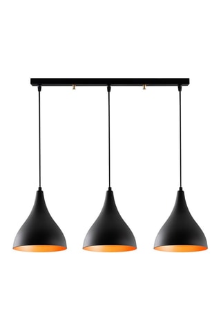 Suspension Berceste - Noir - 3 x 100 W