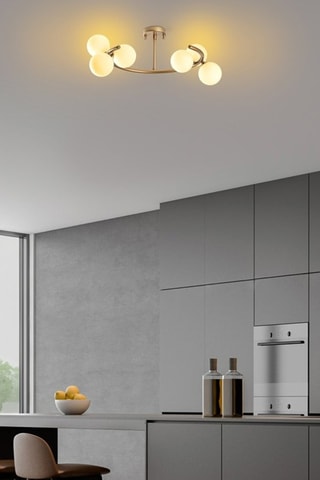 Hanglamp Luminar - Goudkleurig