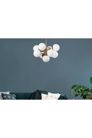 Hanglamp Mudoni - Goudkleurig - 9 x 100 W