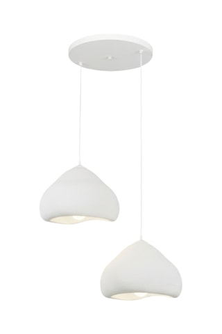 Hanglamp - Wit - 2 x 40 W