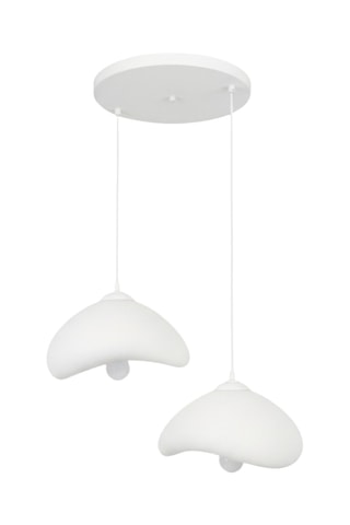 Hanglamp - Wit - 2 x 40 W