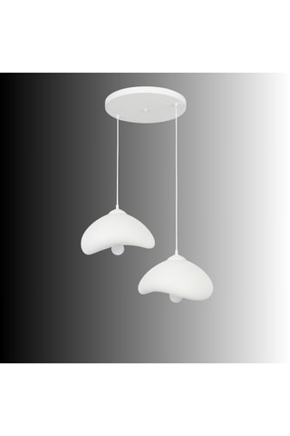 Hanglamp - Wit - 2 x 40 W