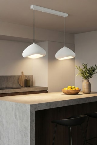 Hanglamp - Wit - 2 x 40 W