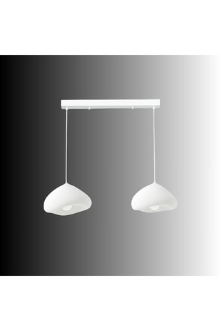 Hanglamp - Wit - 2 x 40 W