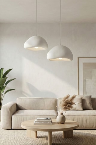 Hanglamp - Wit - 2 x 40 W