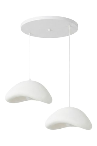 Hanglamp - Wit - 2 x 40 W