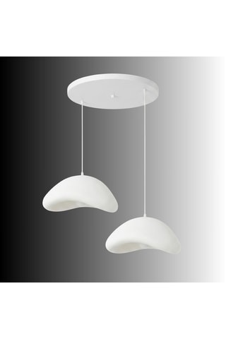 Hanglamp - Wit - 2 x 40 W