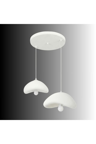 Hanglamp - Wit - 2 x 40 W