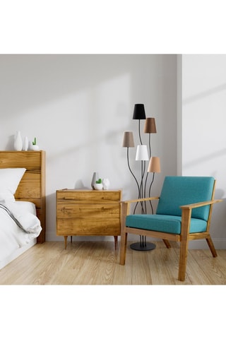 Lampadaire Bonibon - Noir et marron