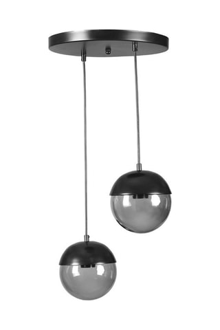 Hanglamp Küre 2 - Antraciet - 2 x 60 W