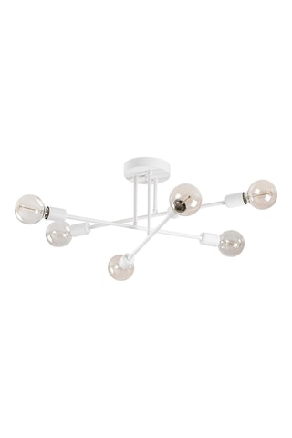 Hanglamp Flower - Wit - 6 x 40 W