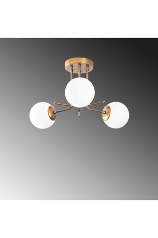 Hanglampen - Goudkleurig - 3 x 100 W