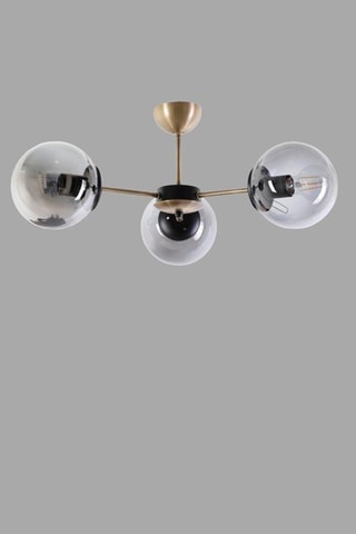 Hanglamp Venus - Zilverkleurig en Zwart - 3 x 60 W