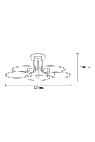 Suspension Circle - Noir - 5 x 40 W