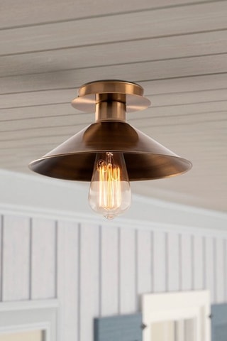 Plafondlamp Berceste - Bronskleurig - 40 W