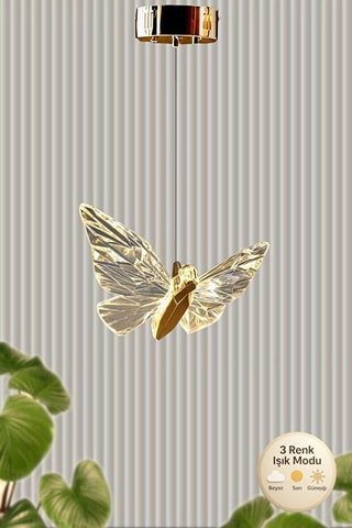 Ledhanglamp - Goudkleurig