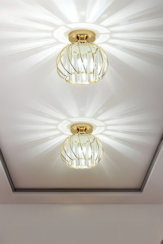 Plafondlamp - Goudkleurig - 40 W