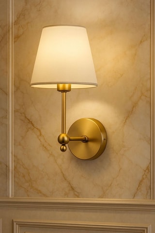 Wandlamp - Goudkleurig