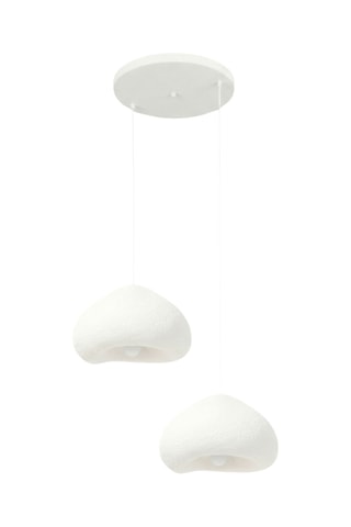 Hanglamp - Wit - 2 x 40 W