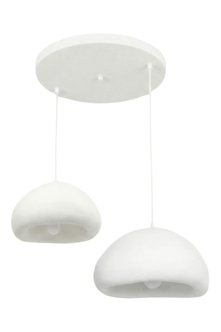 Hanglamp - Wit - 2 x 40 W