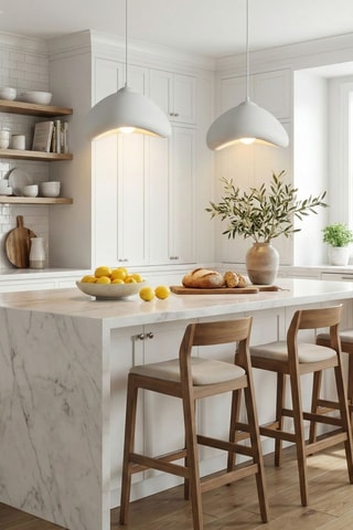 Hanglamp - Wit - 2 x 40 W