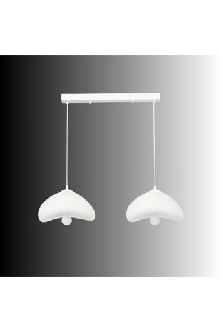 Hanglamp - Wit - 2 x 40 W