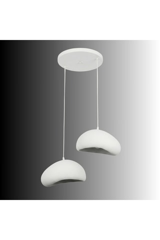 Hanglamp - Wit - 2 x 40 W