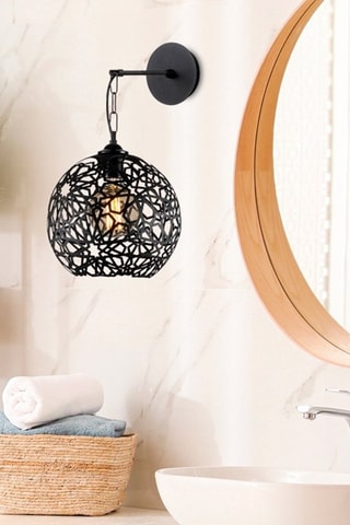 Wandlamp Fellini Zwart