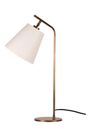 Lampe à poser Salihini - Doré et beige