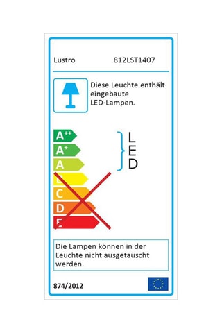 Lampe à poser en bois LED - Naturel - 13 W