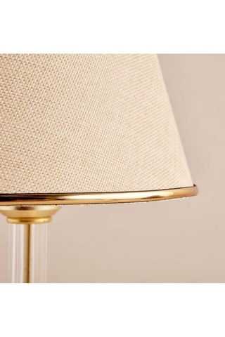Lampe à poser - Beige et doré