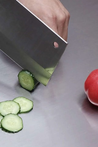 Tábua de cortar em aço inoxidável