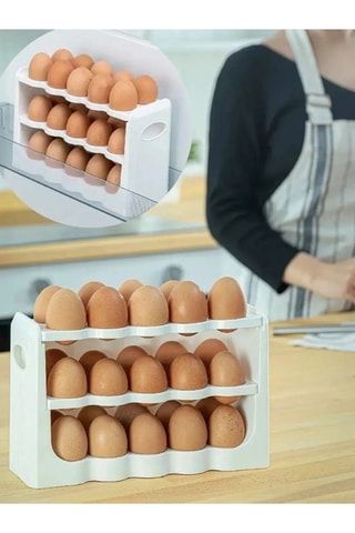 Copo de ovo em plástico - 14,7 x 10 x 27 cm