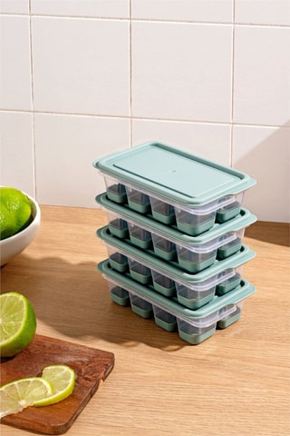 4 recipientes para gelo