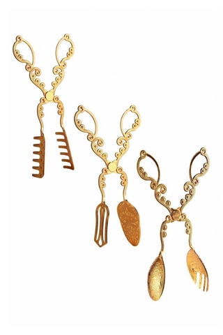 3 pinças de serviço  22 cm