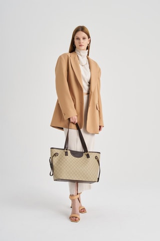 Shopper Beige en Bruin - Beige