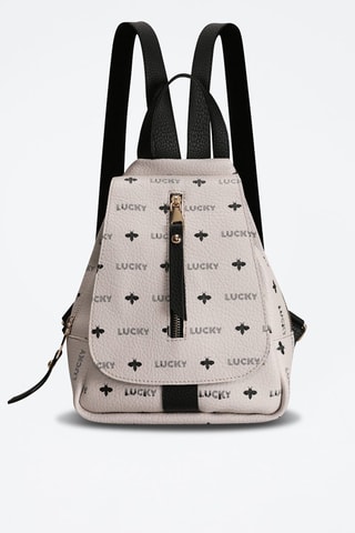 Rugtas Wit en Zwart - Lucky Bees - Wit