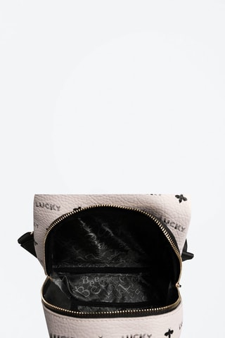 Rugtas Wit en Zwart - Lucky Bees - Wit