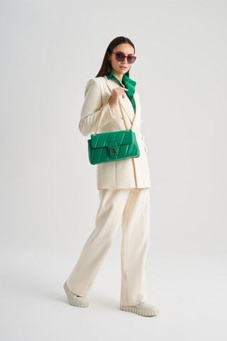 Handtas Smaragdgroen - Groen